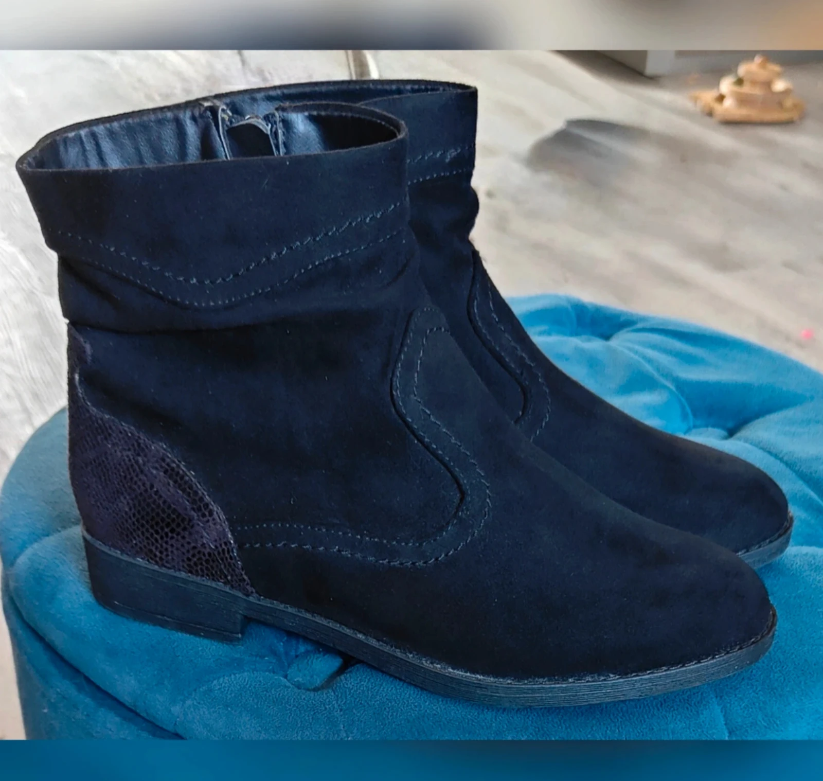 Cute black ankle boots Blue Box size 37 – photo 2